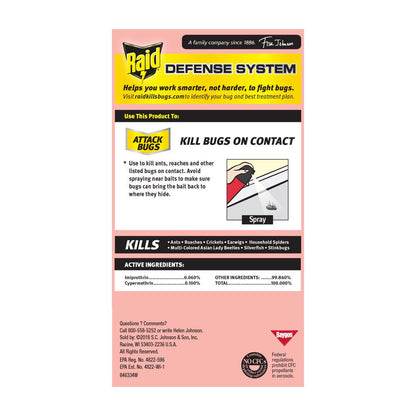 Raid Ant & Roach Killer 26, Outdoor Fresh Scent, 20 Oz, 2 Ct