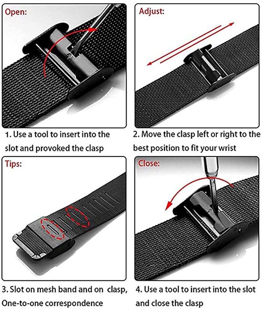 Men's Minimalistic Ultra Thin Quartz Wrist Watch Stainless Steel Mesh Strap Black Casual 24H Display Dress Watch Men Analogue