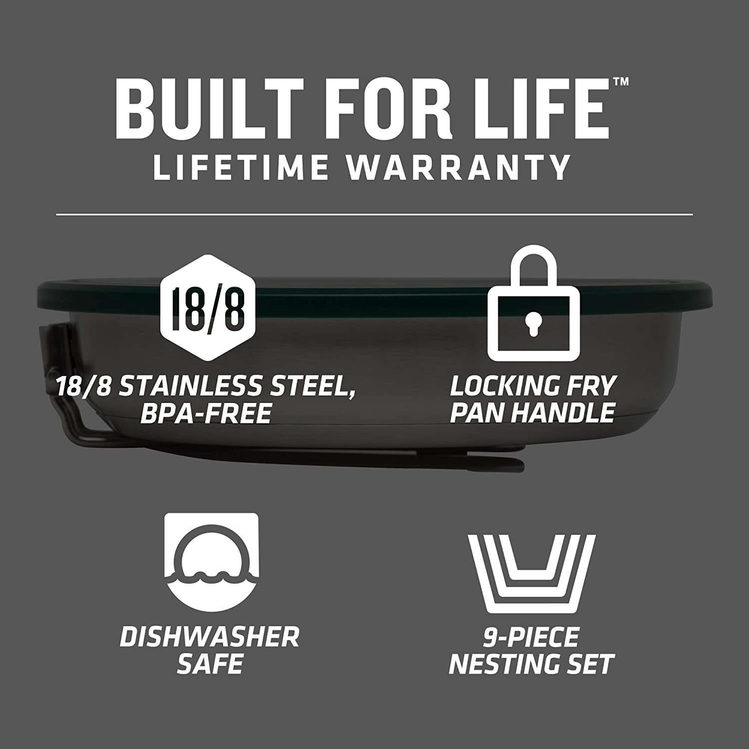 Stanley Adventure Prep & Eat Fry Pan Set, 32oz