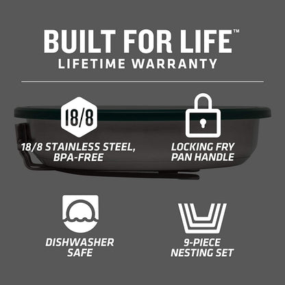 Stanley Adventure Prep & Eat Fry Pan Set, 32oz
