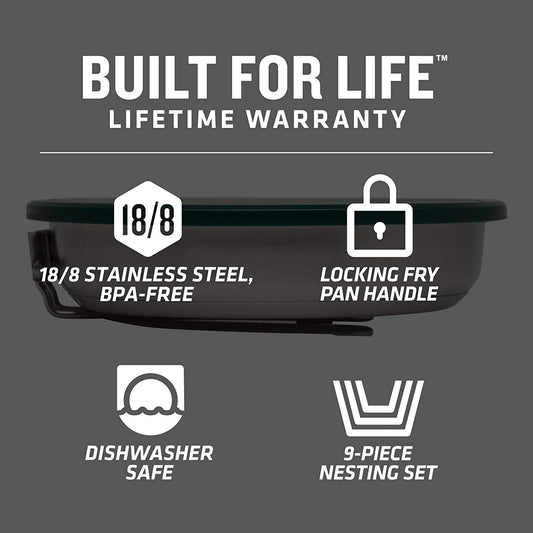 Stanley Adventure Prep & Eat Fry Pan Set, 32oz