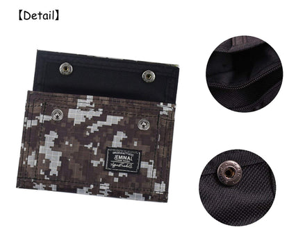 Men's Camo Printed Bifold Wallet
