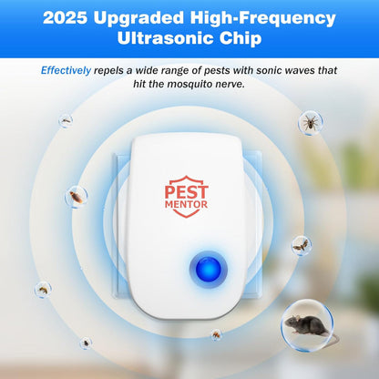 10-Pack Ultrasonic Pest Repellent – Indoor Plug In Insect & Rodent Repeller