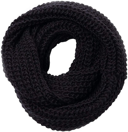 Jemis Women' s Super Soft Winter Knit Warm Infinity Scarf