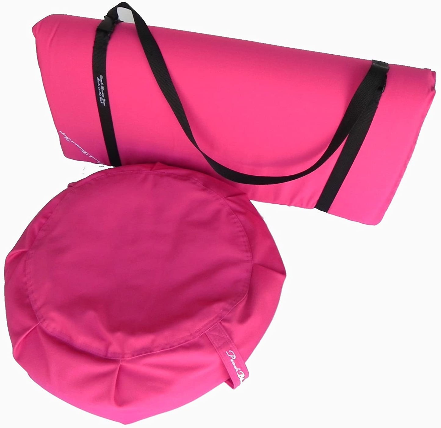3 Piece Restorative Yoga Set includes Zafu Meditation Pillow Buckwheat Hull filled, Zabuton Cushion 26"x26" with 3" Foam, and Double Buckle Strap, Removable Covers for easy care.