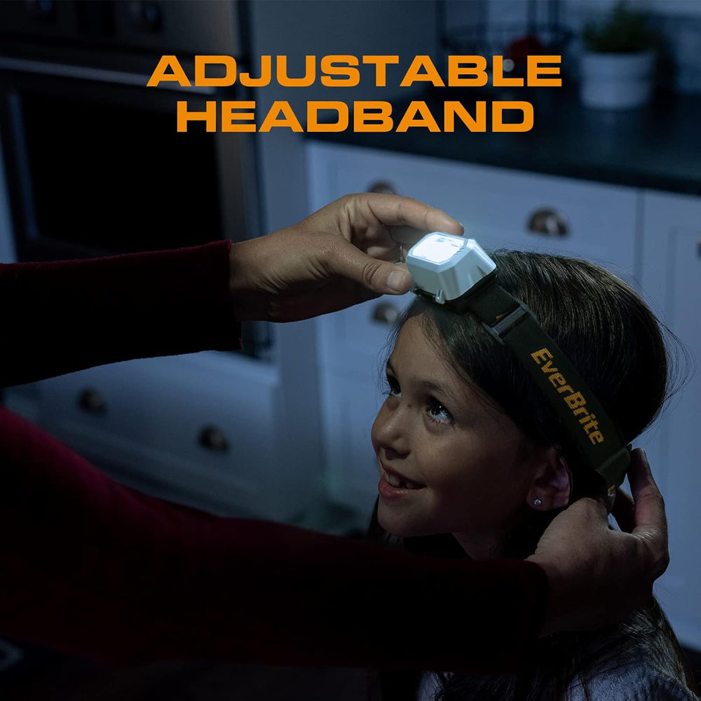 5-Pack LED Headlamp – Adjustable Pivoting Head, 4 Lighting Modes – IPX4 Water Resistant, Battery Powered, Outdoor Use for Running, Camping, Hiking & Emergencies
