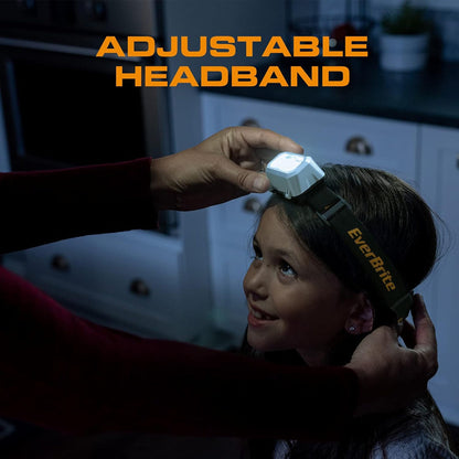 5-Pack LED Headlamp – Adjustable Pivoting Head, 4 Lighting Modes – IPX4 Water Resistant, Battery Powered, Outdoor Use for Running, Camping, Hiking & Emergencies