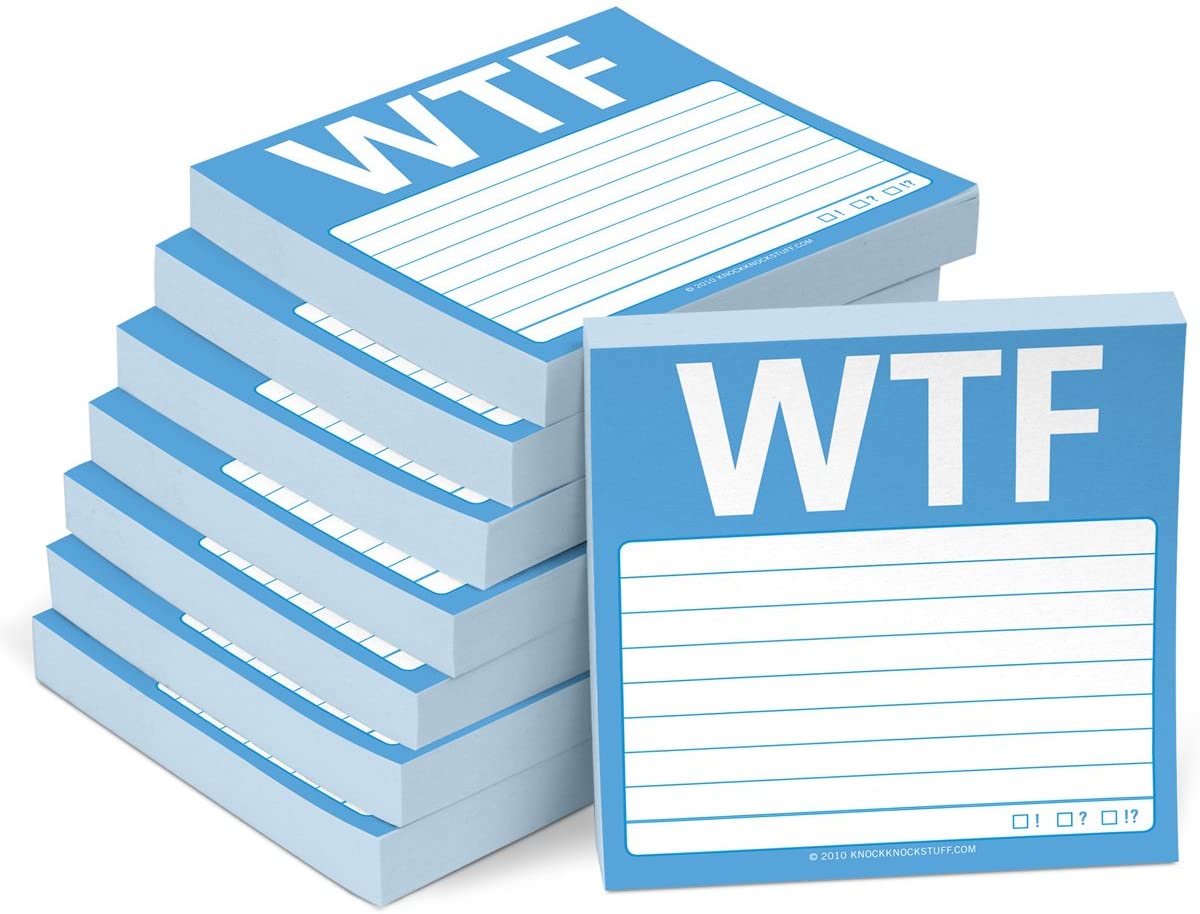 Funny Mental Note Sticky Notepad