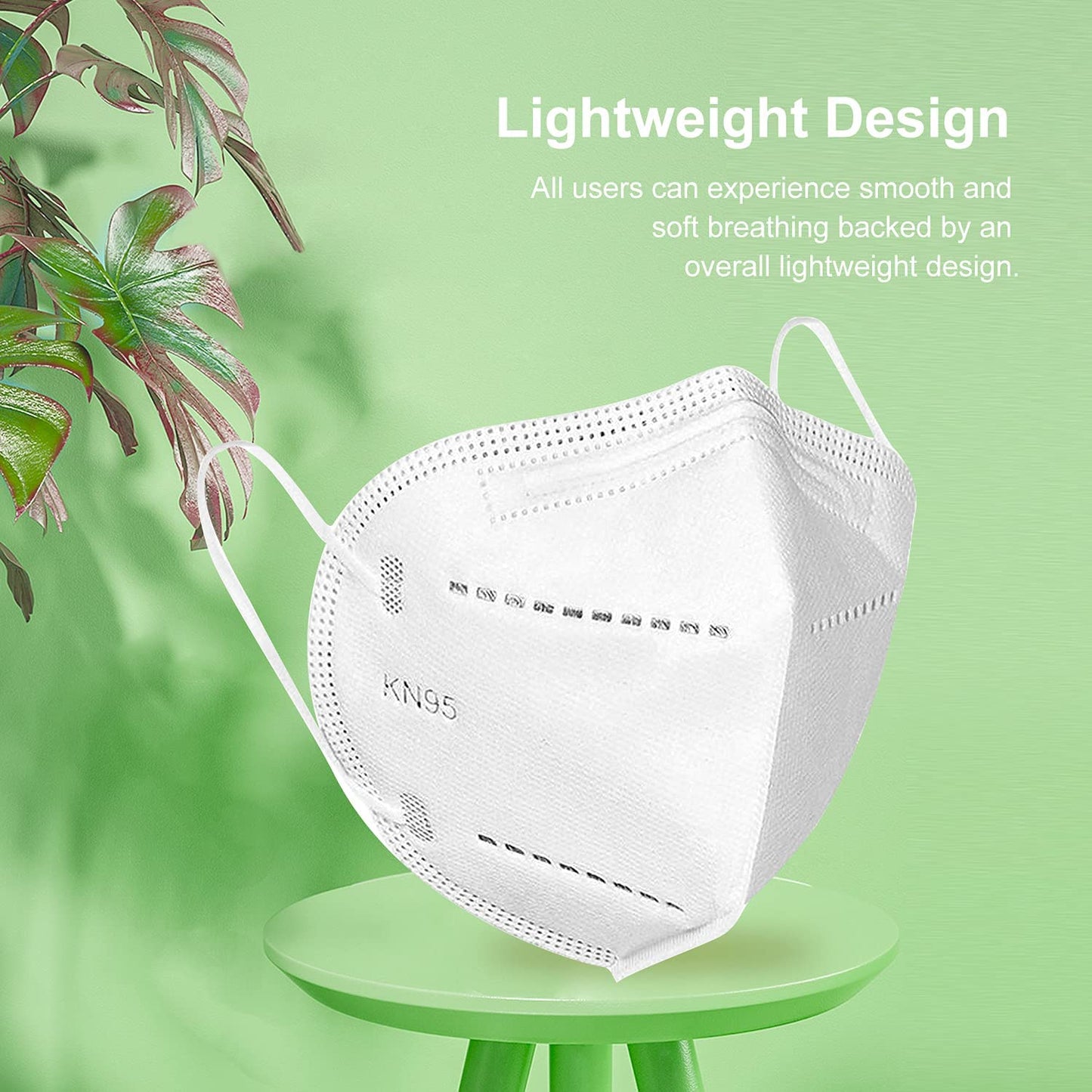 20 Pack 5 Layer Design Safety Mask - White