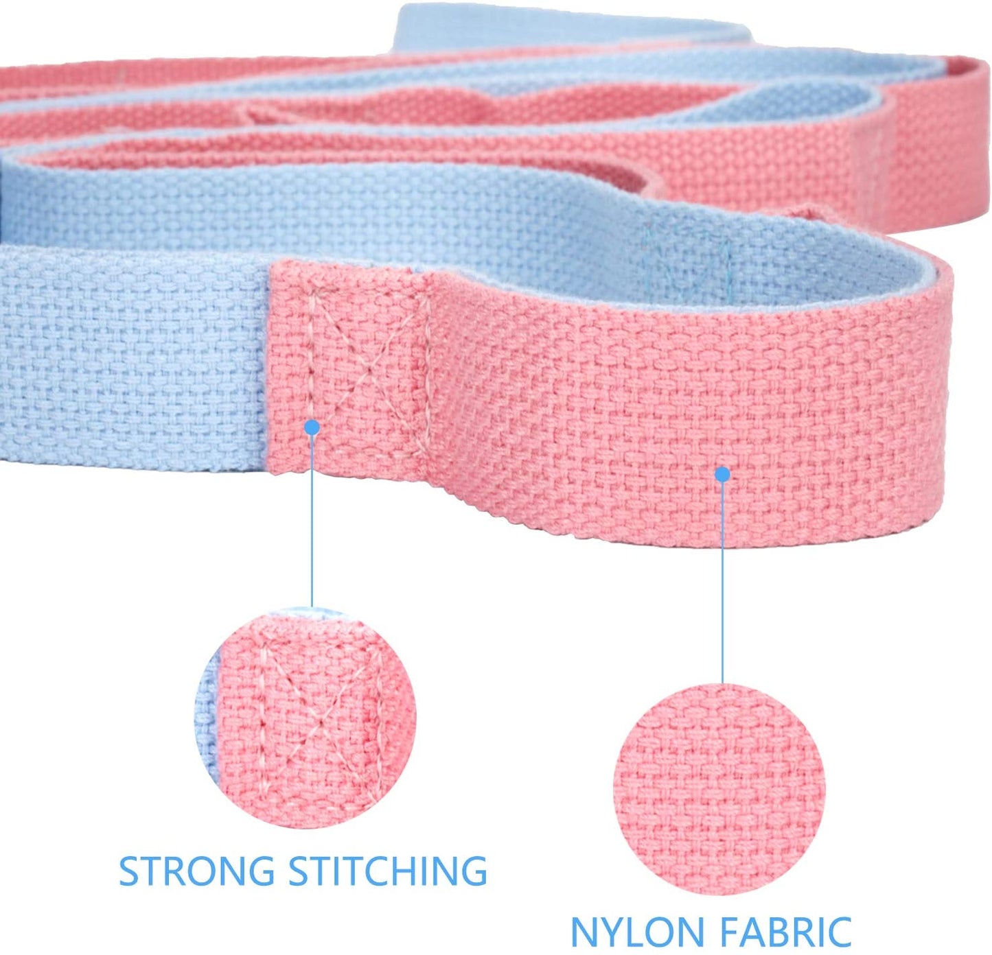 DOTSOG 2pcs Yoga Blocks and Strap Set Brick Foam Yoga Brick Support Deepen for Yoga Pilates Yoga Accessories