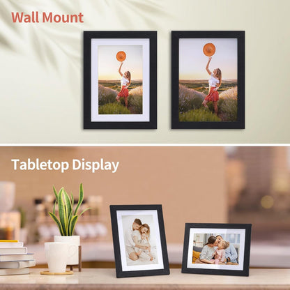 Picture Frame Set – Wall Hanging & Tabletop Display Frames for Home Decor