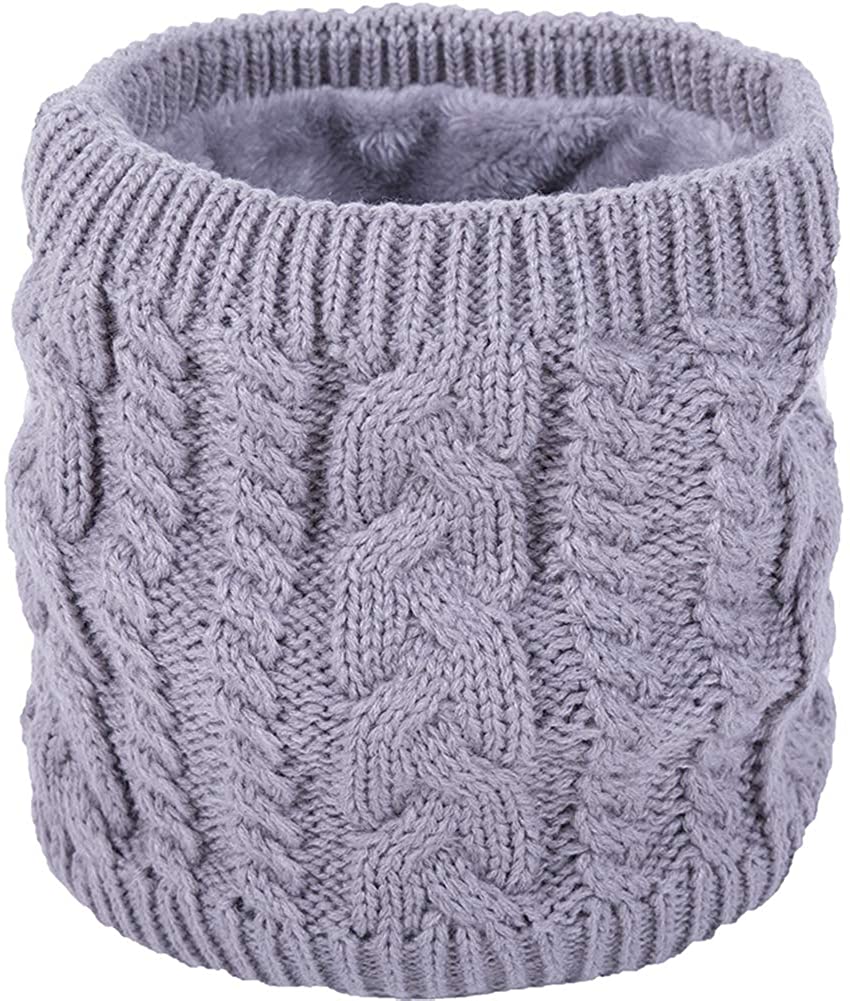 Women's Men Thick Winter Knitted Warm Circle Loop Infinity Scarf