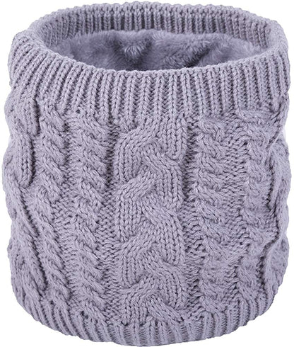 Women's Men Thick Winter Knitted Warm Circle Loop Infinity Scarf