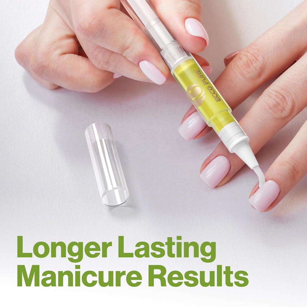 Cuticle Oil Pen – Nail Cuticle Protector for Manicure & Pedicure, Acrylic Nail Art, Strengthener with Vitamin E