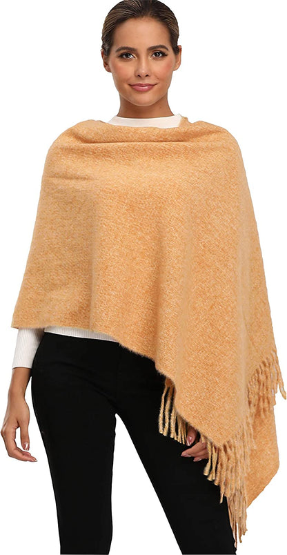 Women Men Winter Thick Cable Knit Wrap Chunky Warm Scarf