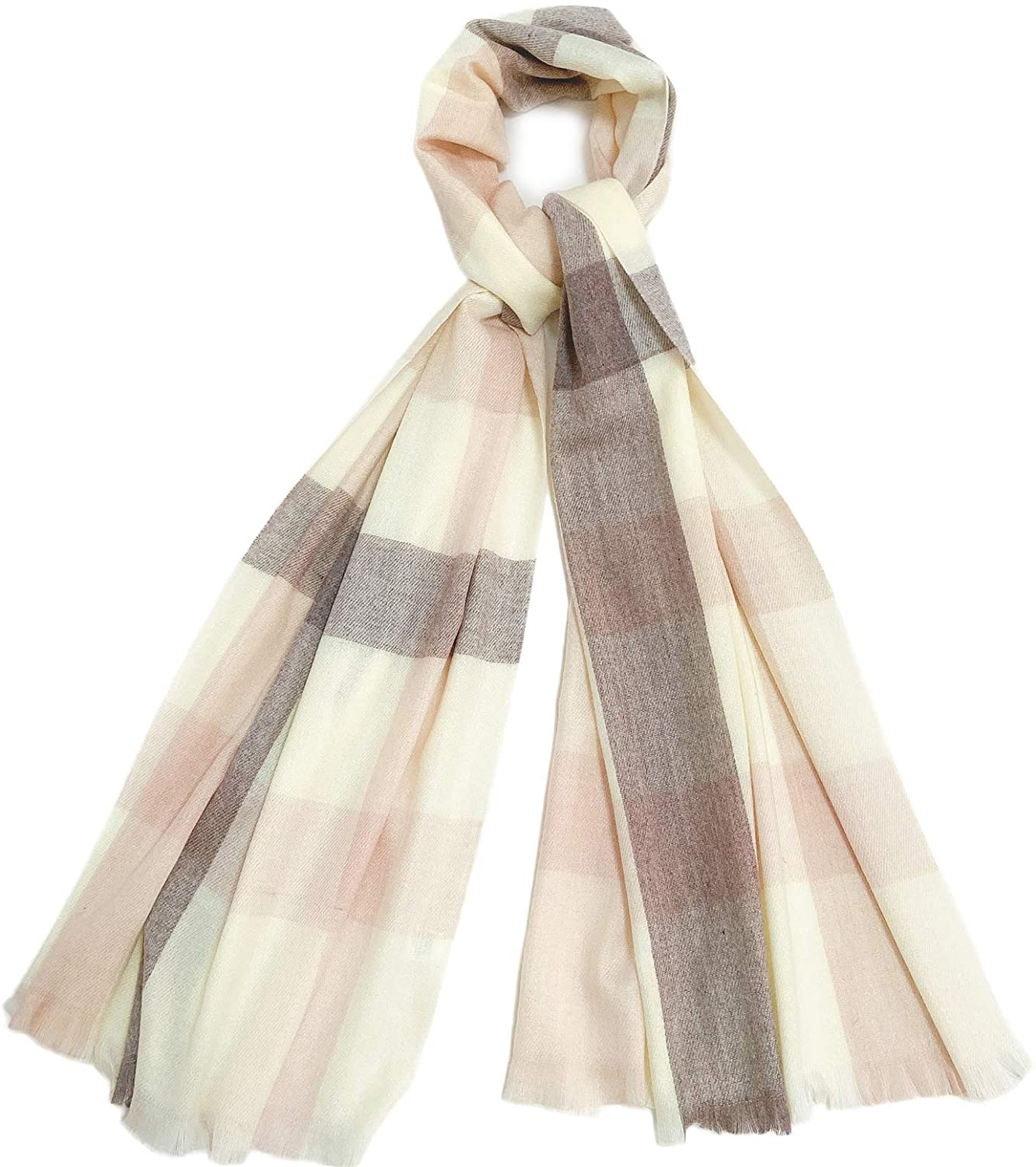 PINCTROT Chunky Large Blanket Scarf for Men Women Warm Cozy Plaid Tartan Wrap Super Soft Shawl Cape