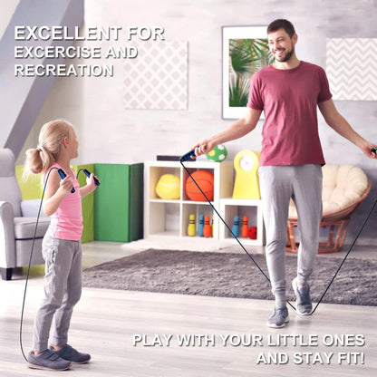 Jump Rope – Adjustable Fitness Exercise Equipment for Home Gym, Multi-Color, Men Women Kids