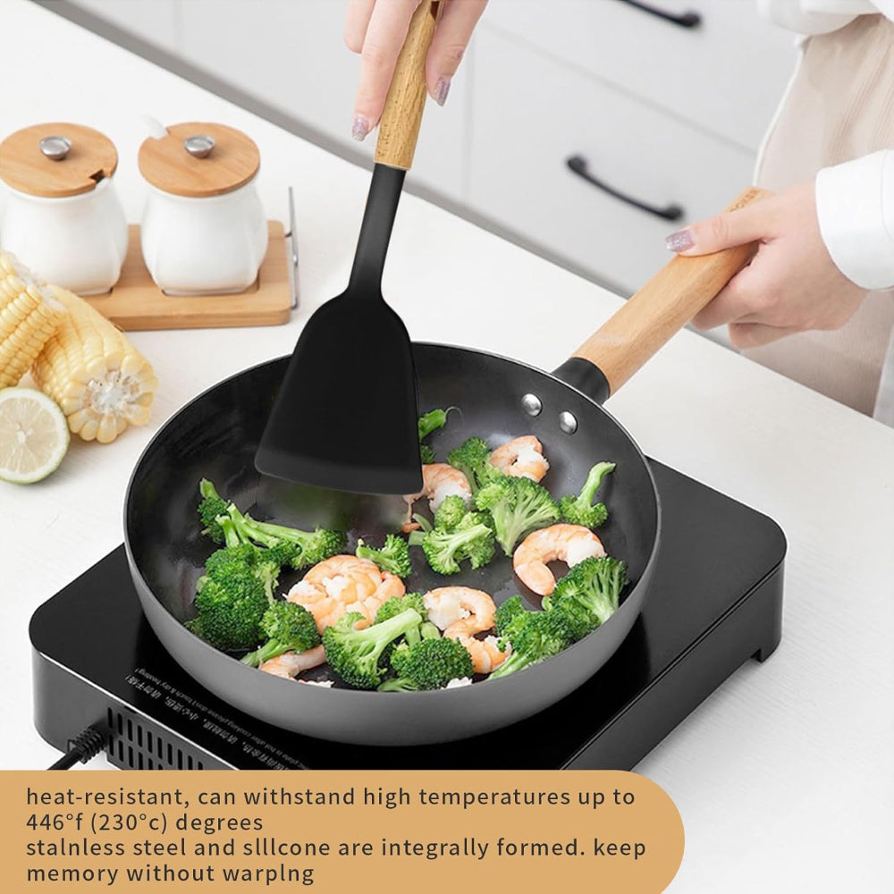 22-Piece Silicone Kitchen Utensil Set – Heat Resistant to 446°F, Non-Stick Spatulas & Spoons, Dishwasher Safe, BPA-Free Cooking Tools & Gadgets