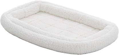 Double Bolster Pet Bed for Metal Dog Crates
