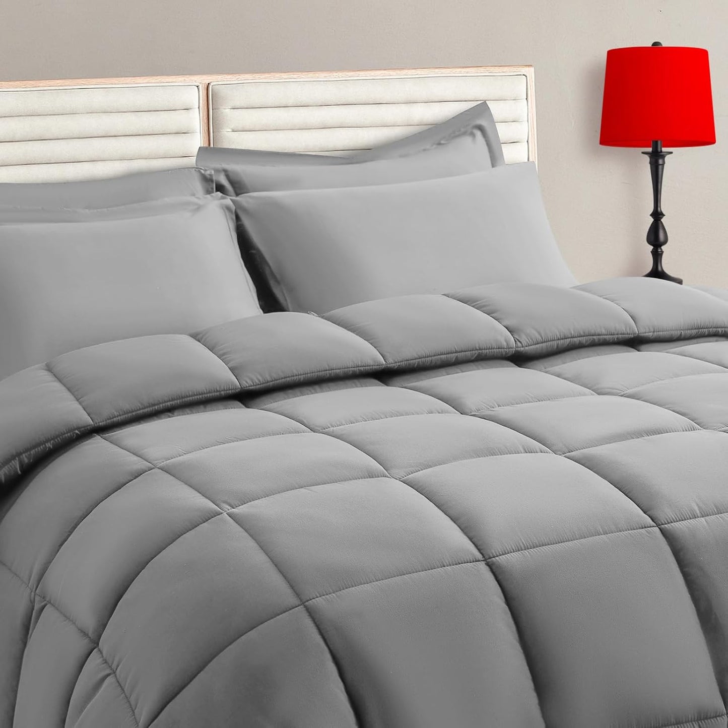 Twin Size Comforter Set – 5 Piece Bed in a Bag