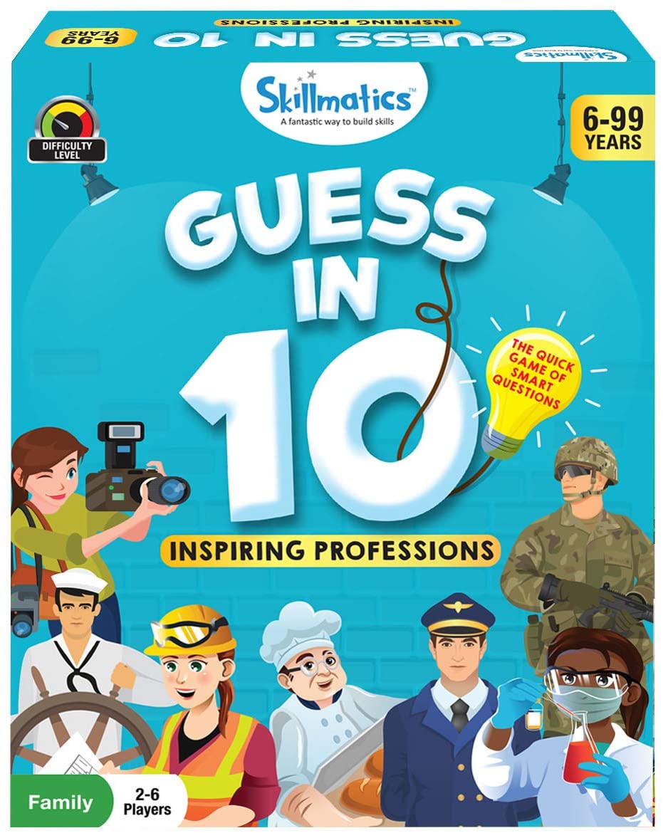Skillmatics Educational Game : Animal Planet - Guess in 10 (Ages 6-99) | Card Game of Smart Questions | General Knowledge for Kids, Adults and Families | Gifts for Boys and Girls