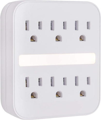 3 Prong GE Pro 6-Outlet Surge Protector