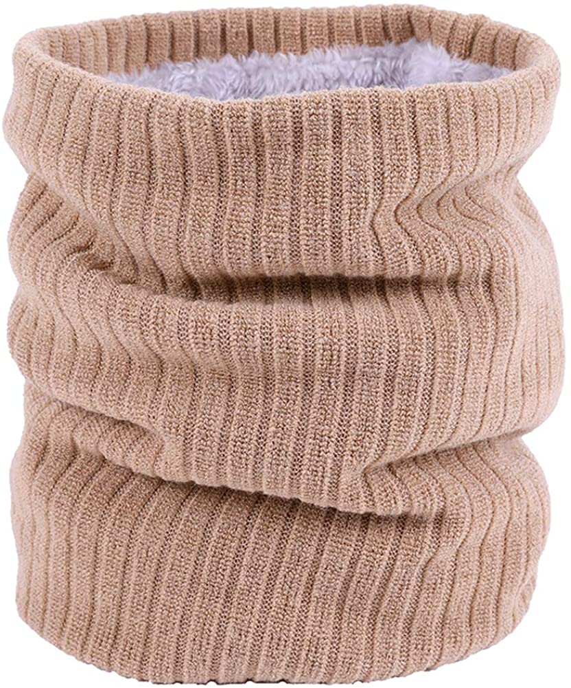 Women's Men Thick Winter Knitted Warm Circle Loop Infinity Scarf