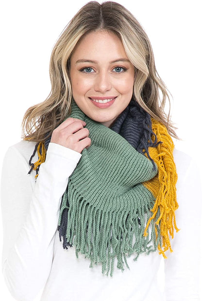 Basico Scarfs For Women Fashion, Soft Winter Scarf Masks, Infinity Scarves Neck Warmer