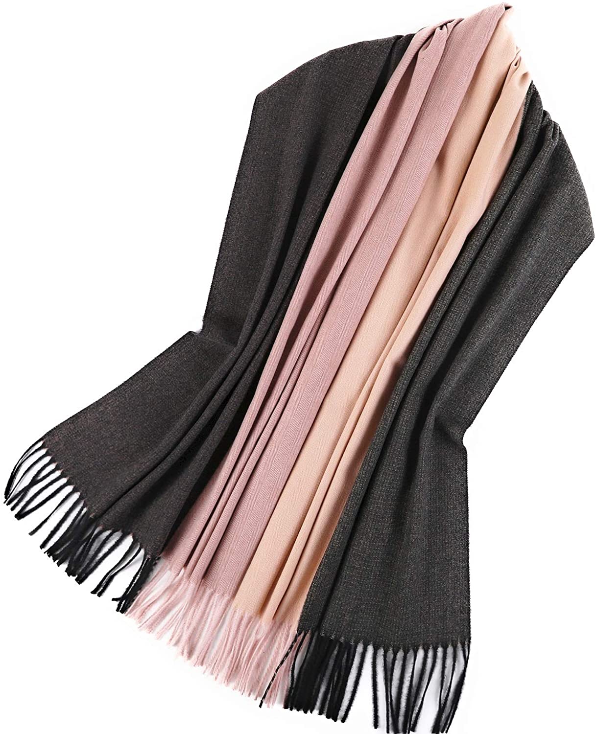 PINCTROT Chunky Large Blanket Scarf for Men Women Warm Cozy Plaid Tartan Wrap Super Soft Shawl Cape