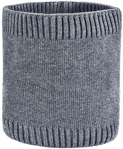 1-2 Pack Neck Warmer Winter Double-Layer Neck Gaiter Soft Fleece Lined Circle Scarf Gifts