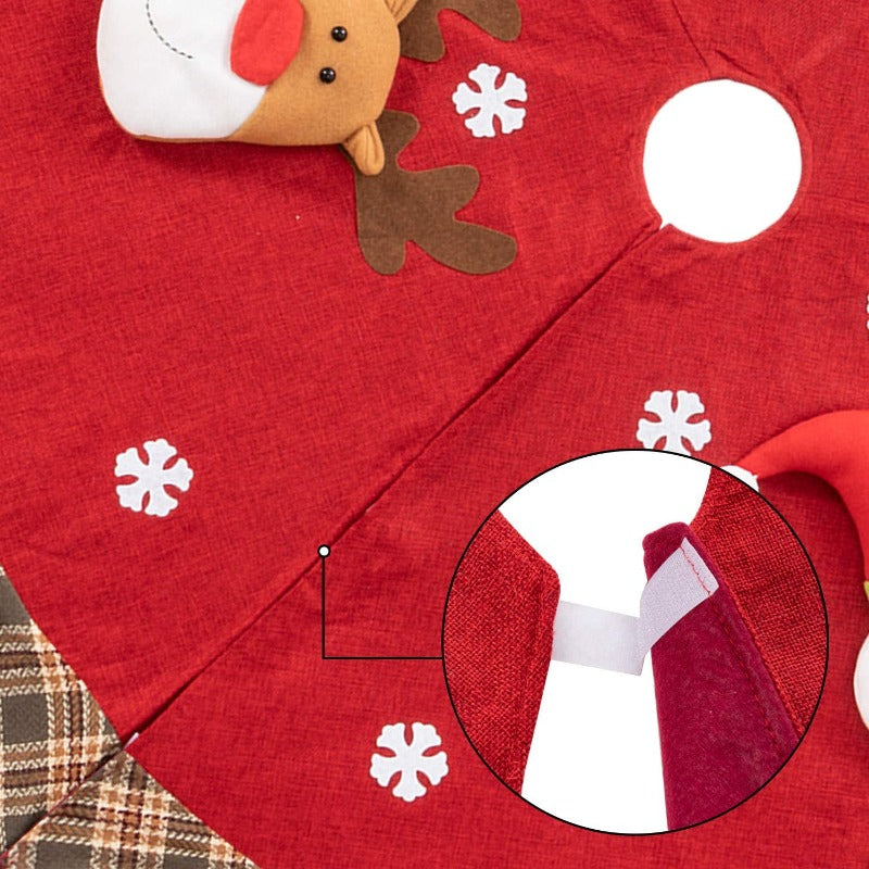 Santa And Friends Holiday Tree Skirt
