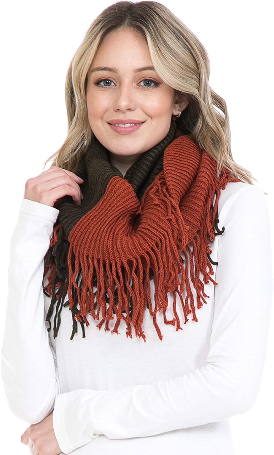 Basico Scarfs For Women Fashion, Soft Winter Scarf Masks, Infinity Scarves Neck Warmer
