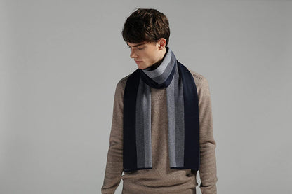 Eagool Knitting Scarf for Men Gift Idea Extremely Warm Super Soft Wool Scarf for Winter Autumn and Spring