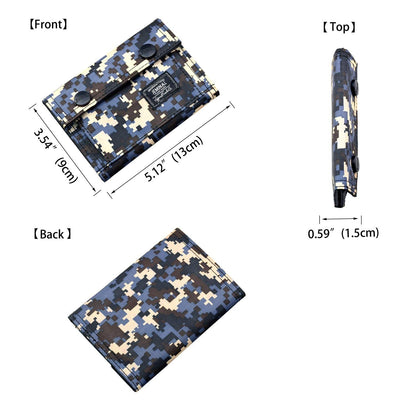 Men's Camo Printed Bifold Wallet