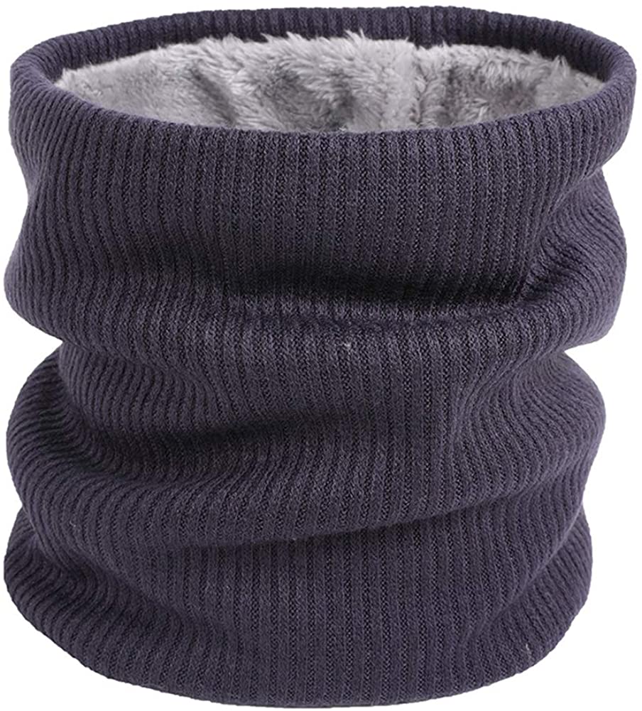 Women's Men Thick Winter Knitted Warm Circle Loop Infinity Scarf