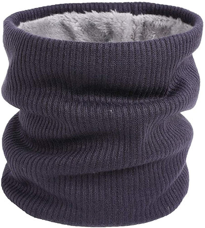Women's Men Thick Winter Knitted Warm Circle Loop Infinity Scarf
