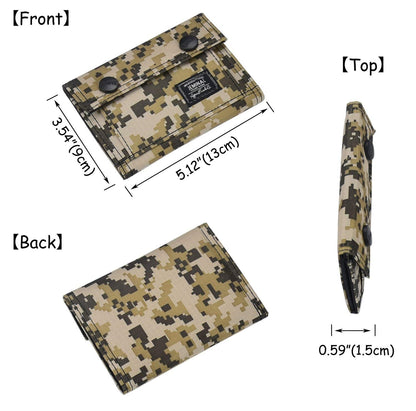 Men's Camo Printed Bifold Wallet