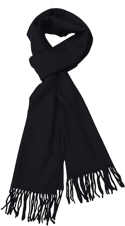 Calvia Cashmere Feel Scarf - Super Soft & Warm for Winter - Elegant Looks for Women & Men