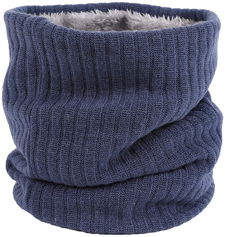 Women's Men Thick Winter Knitted Warm Circle Loop Infinity Scarf