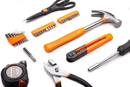 39-Piece Household Tool Set With Storage Case 