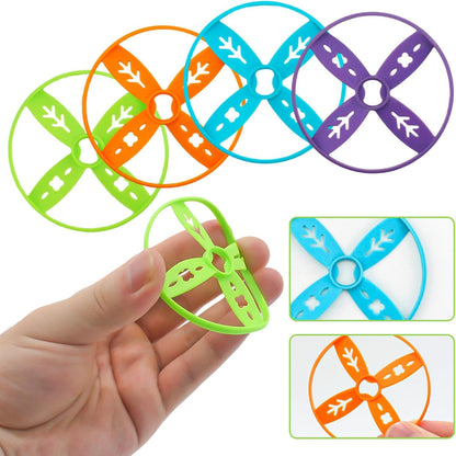 24-Pack Flying Discs Set – Outdoor Kids Toy Refills for Handheld & Foot Powered Launchers