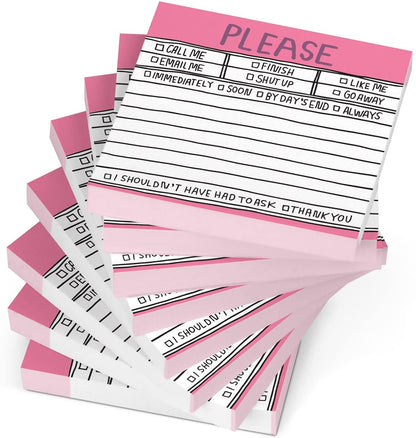 Funny Mental Note Sticky Notepad