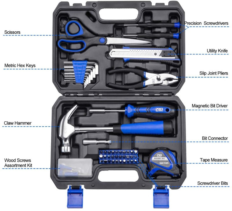 49 Or 148 Piece Portable Household Tool Kit