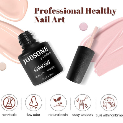 23-Piece Gel Nail Polish Set – Base, Glossy & Matte Top Coats – Long-Lasting Multicolor Gel for All Seasons