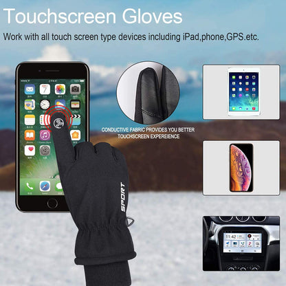 Waterproof Anti-Slip Touch-Screen Thermal Cycling Gloves 