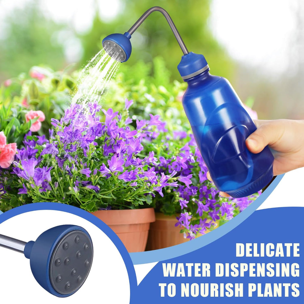 450ML Plant Watering Can – Squeeze Bottle with Bend Spout & Spray Head for Succulents