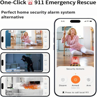 Indoor Security Camera – 2K WiFi 6 Smart Home Cam, Color Night Vision, Two Way Audio
