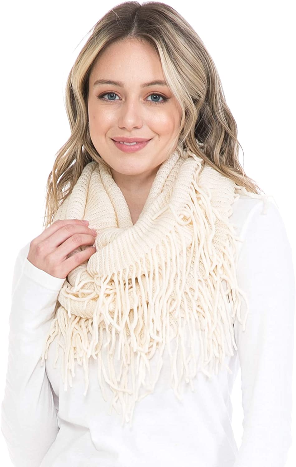 Basico Scarfs For Women Fashion, Soft Winter Scarf Masks, Infinity Scarves Neck Warmer