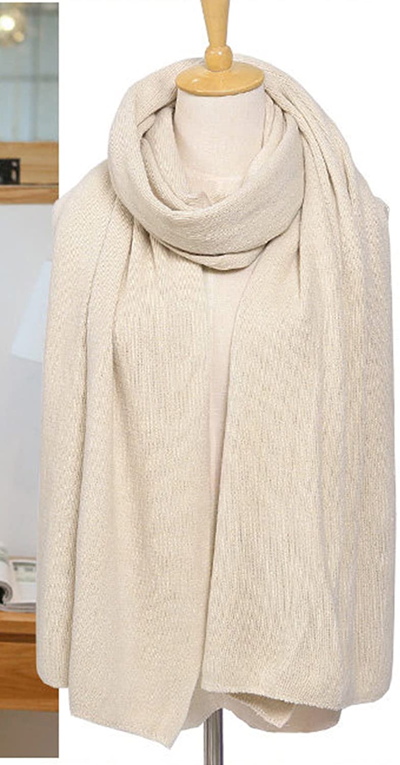 Wander Agio Womens Warm Winter Infinity Scarves Set Blanket Scarf Pure Color