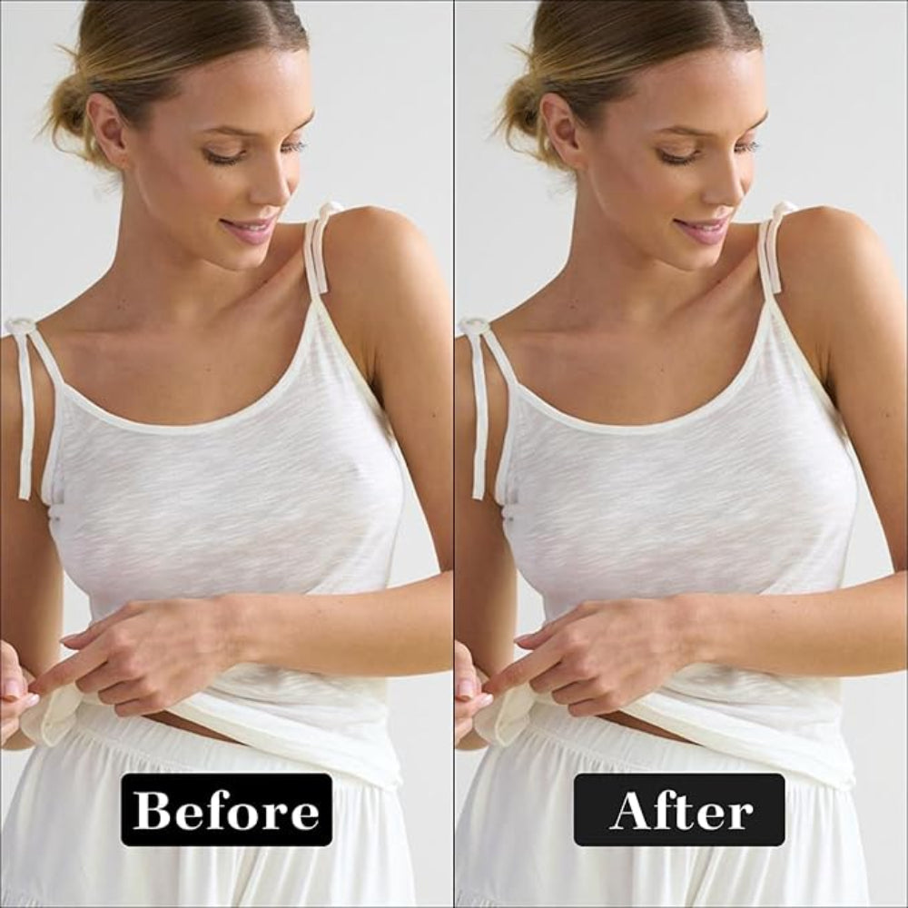 4-Pair Silicone Nipple Covers – Reusable Adhesive Pasties – Invisible Bra Alternative for Dress Wear – Soft Seamless Design for Women